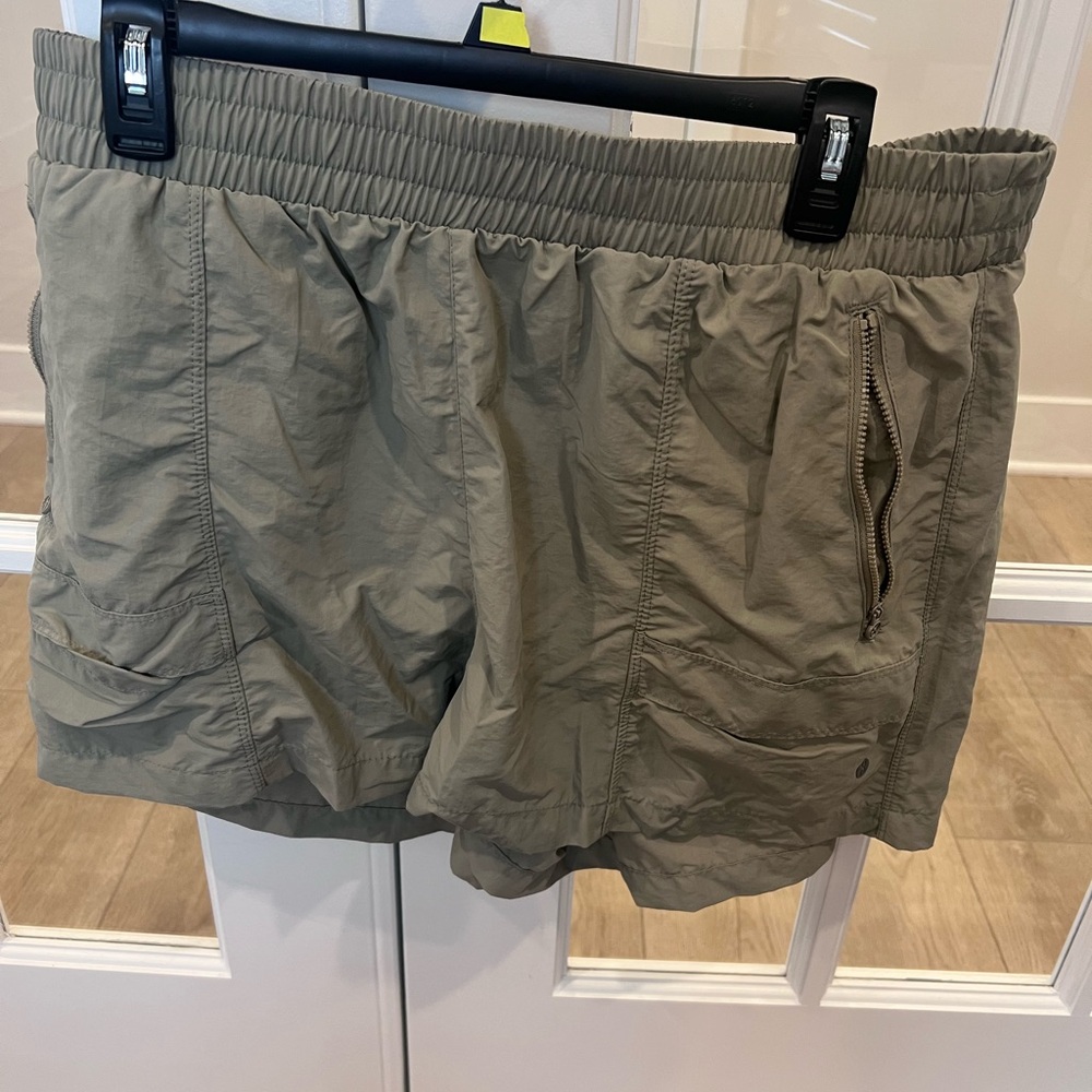 Layers Olive Green Utility Athletic Shorts